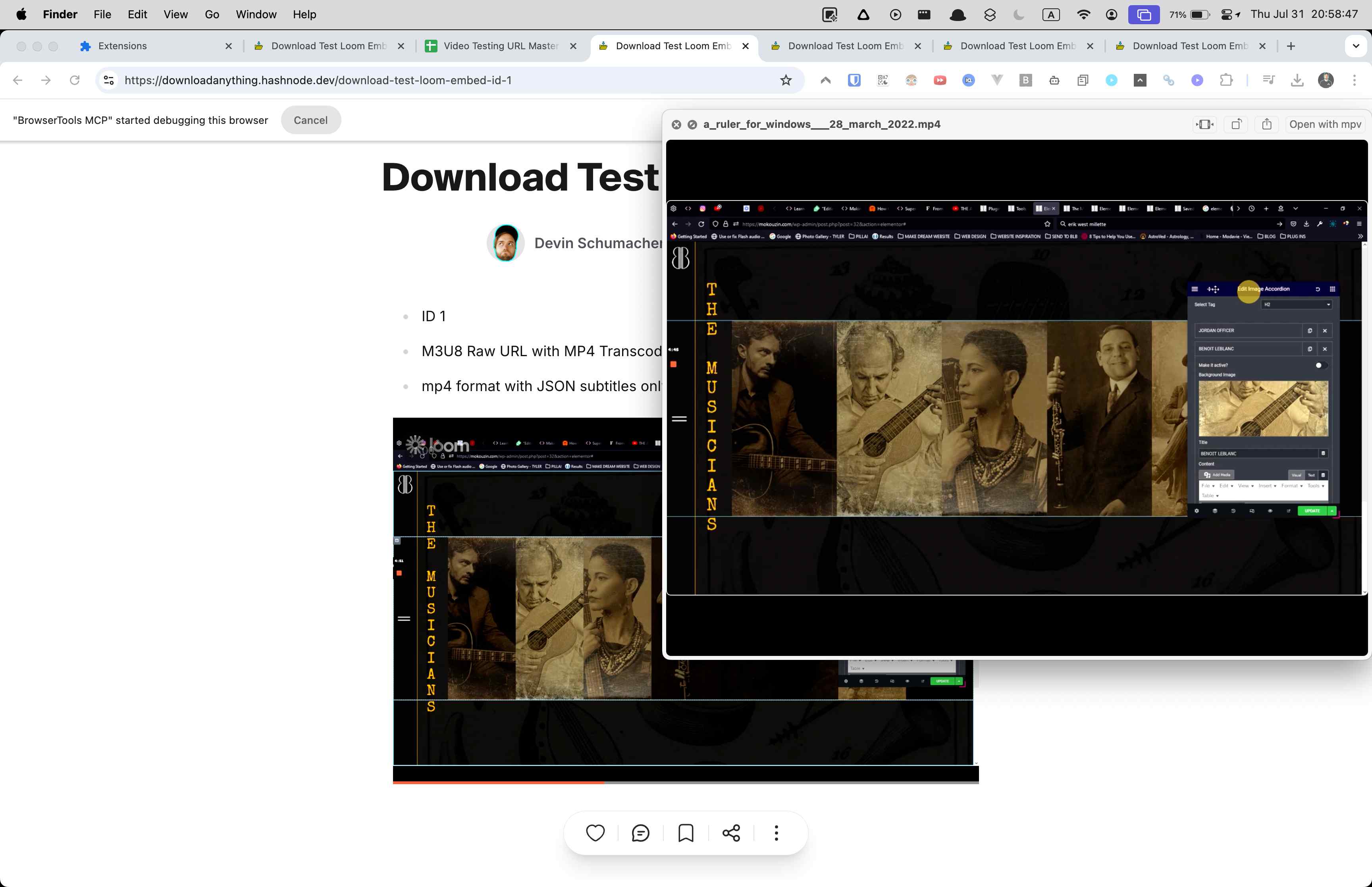 Loom downloader queue and controls